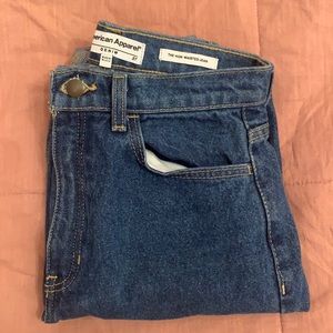 American Apparel High Waisted Jeans